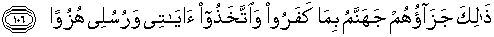 Quran english al kahf 106