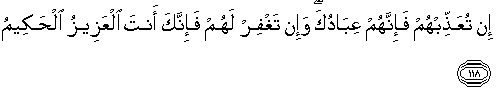 Quran english al maidah 118