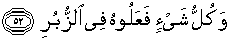 Quran english Al Qamar 52