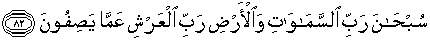 Quran english Az Zukhruf 82