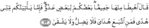 Quran english taha 123