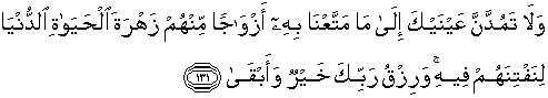 Quran english taha 131