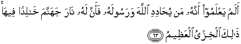 quran image At Taubah63